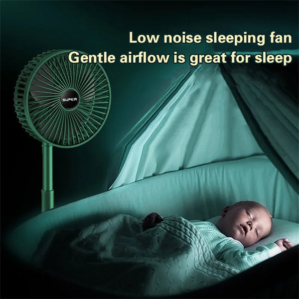 Folding Telescopic Fan - Image 3