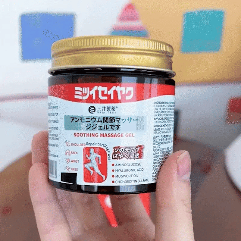 Pain Relief Gel Application Demonstration 1